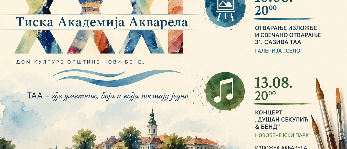 Tiska akademija akvarela ponovo okuplja umetnike u Novom Bečeju